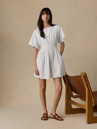 Faherty Women’s Coastal Poplin Elia Mini Smocked Dress
