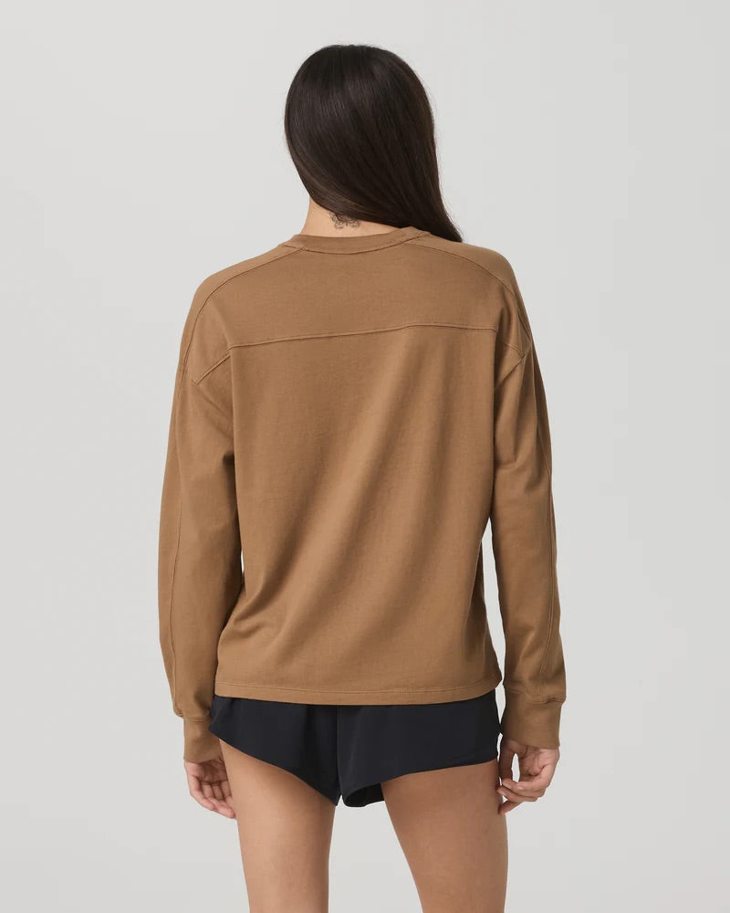 Vuori Women’s Long Sleeve Heavy Weight Cotton Tee