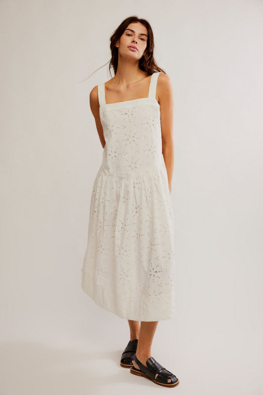 Free People Women’s Primavera Eyelet Midi Dress