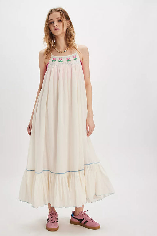 Free People Tip Toeing Tulip Midi Dress