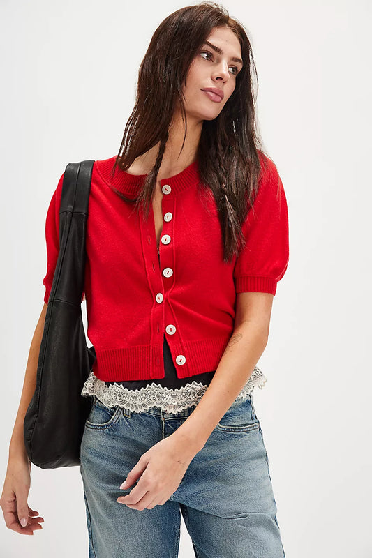 Free People Women’s Isla Solid Cardi
