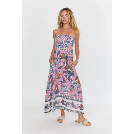 RAGA Farrah Strapless Midi Dress