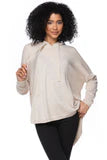 Subtle Luxury Quinn Washable 100% Cashmere Hoodie Sweater