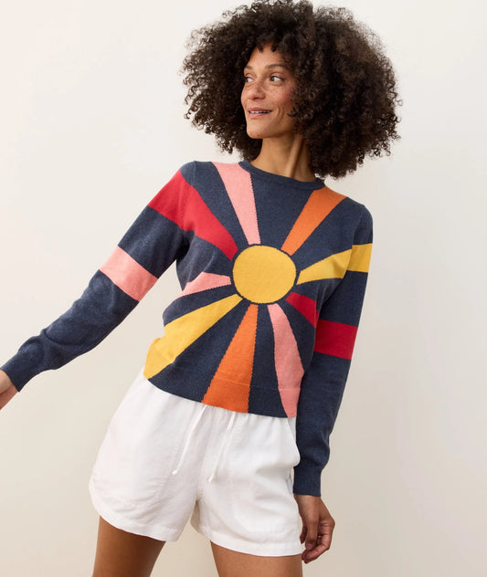 Marine Layer Women’s Exploded Sun Icon Sweater