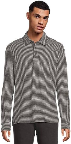 Faherty Men’s LS Sunwashed TShirt Polo