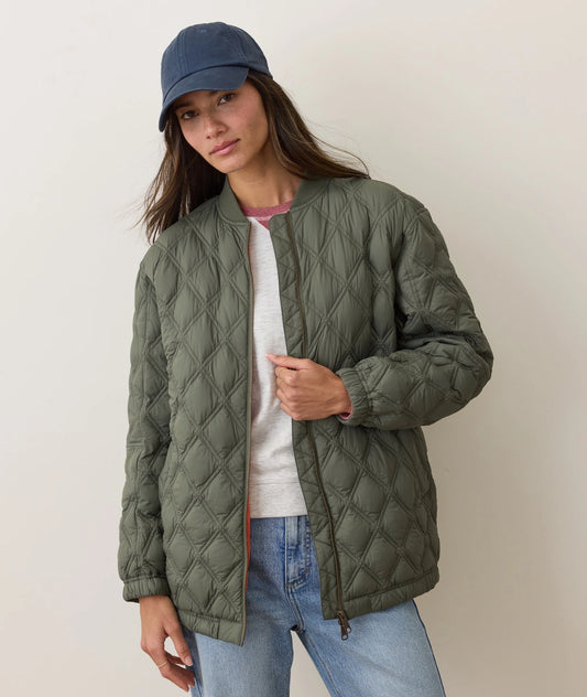 Marine Layer Women’s Marina Quilted Bomber