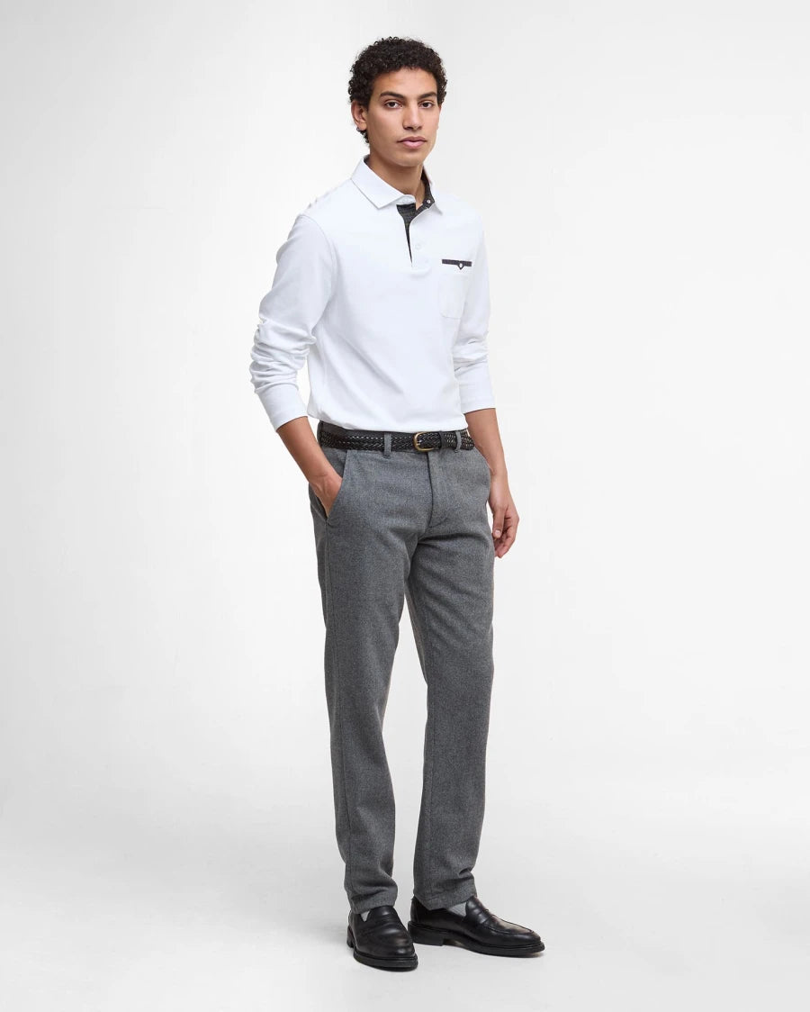 Barbour Men’s Corpatch Tailored Long-Sleeved Polo Shirt