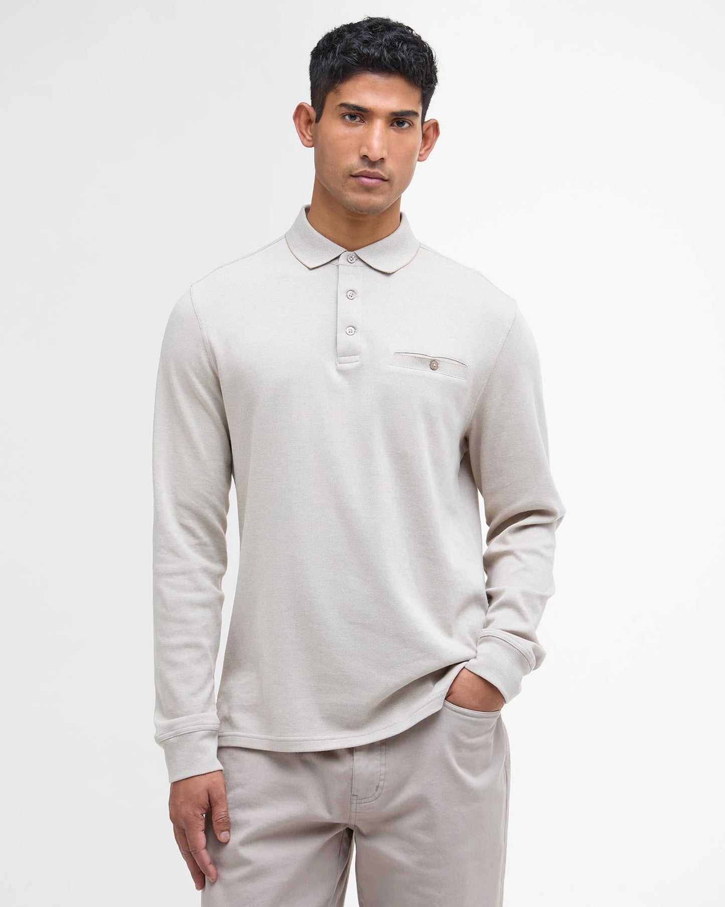 Barbour Men’s Farmwell LS Polo Shirt