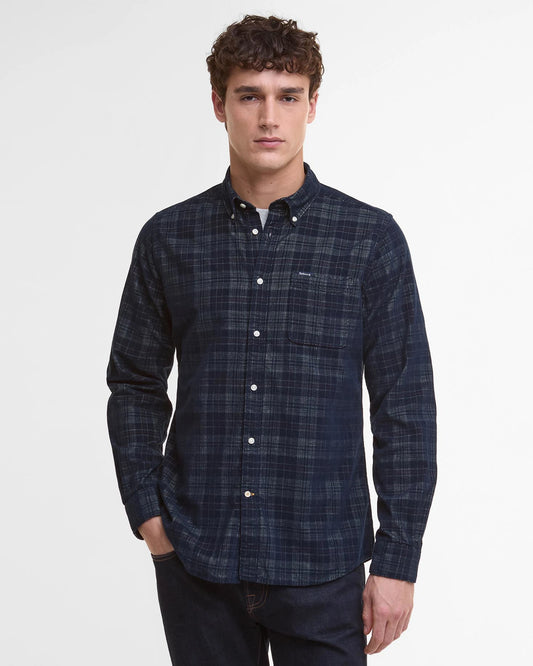 Barbour Men’s Southfield Tailored Checked Cord Shirt