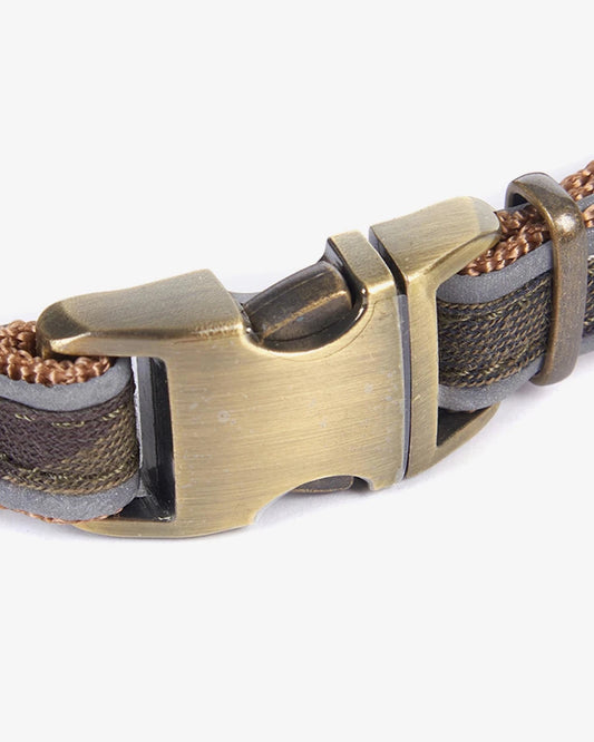 Barbour Reflective Tartan Dog Collar