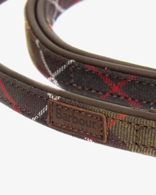 Barbour Classic Tartan Leather Lead