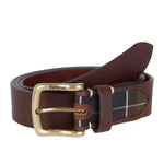 Barbour Men’s Tartan Leather Belt