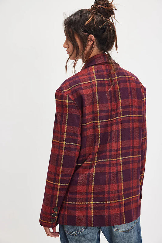Free People Women’s Dean Double Breasted Blazer