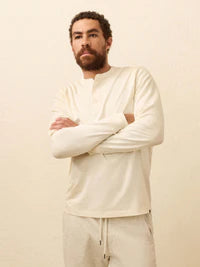 Faherty Men’s LS Waffle Henley
