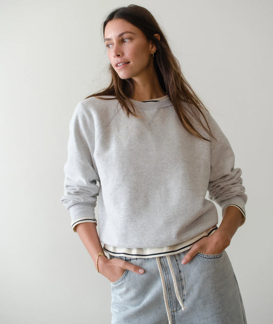 Marine Layer Women’s Cloud 9 Fleece Reversible Crewneck