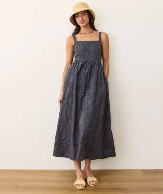 Marine Layer Women’s Rosette Eyelet Dress