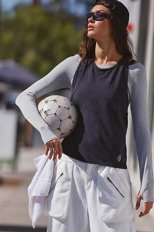 Free People Women’s Hot Shot Twist Tank Top