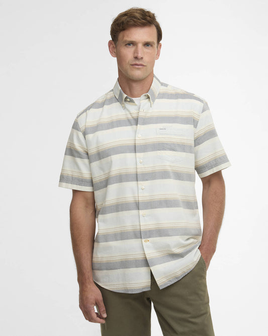 Barbour Men’s Chathill Striped Reg S/S Shirt