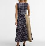 Barbour Women’s Dalbury Mix Tartan Midi Dress