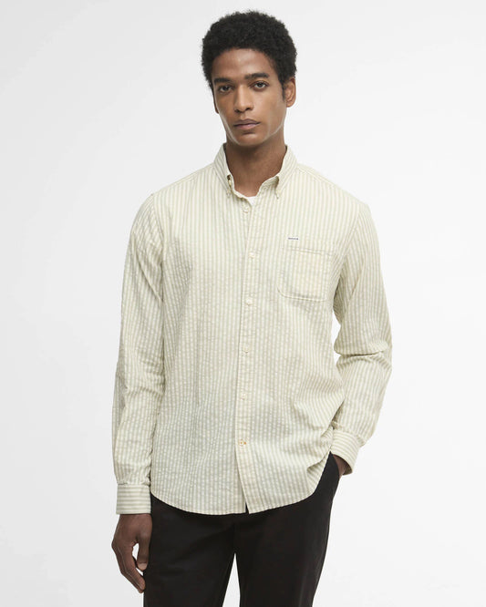 Barbour Men’s Cresswell Long Sleeve Seersucker Shirt