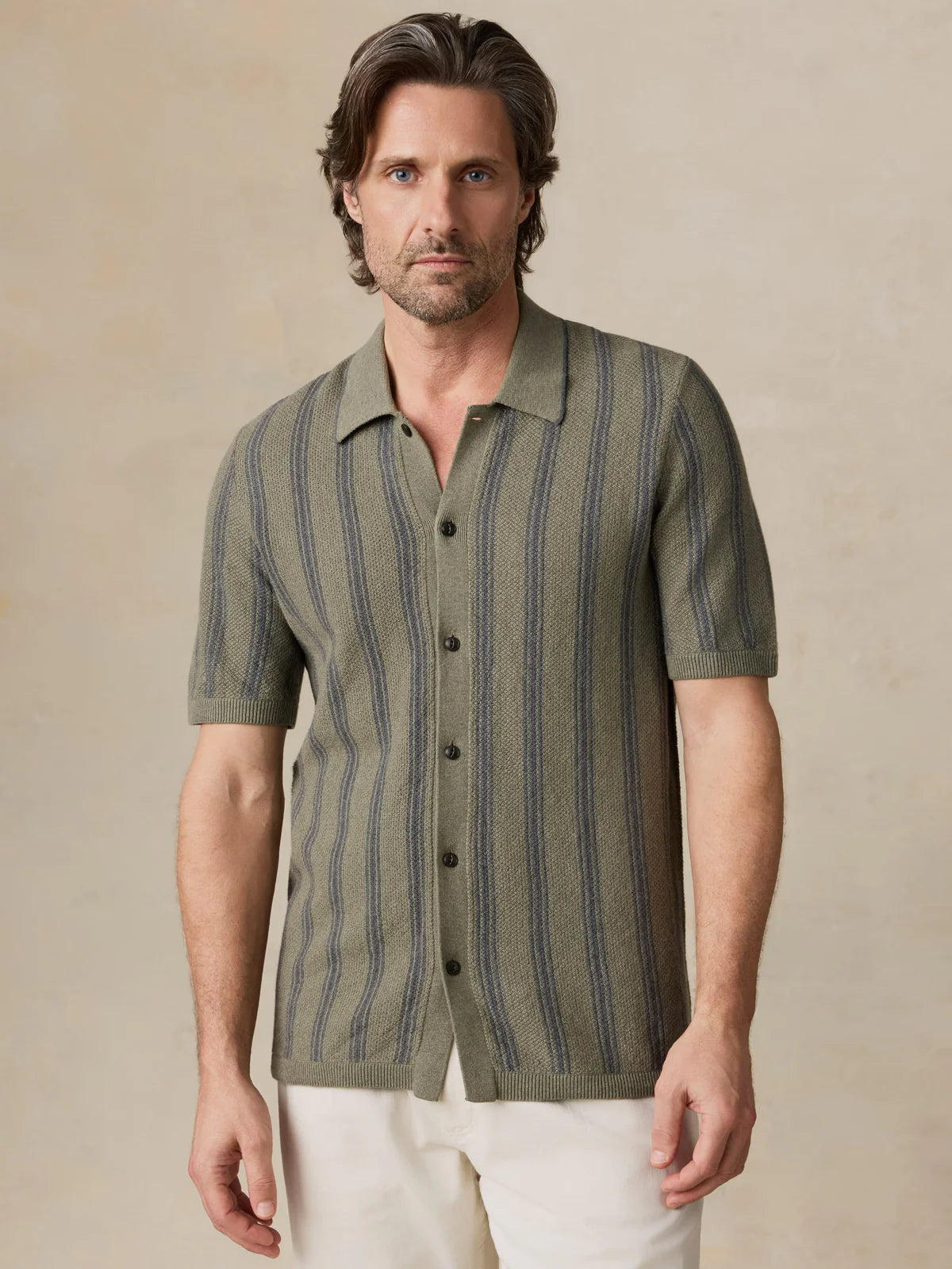 Faherty Men’s SS Sweater Shirt
