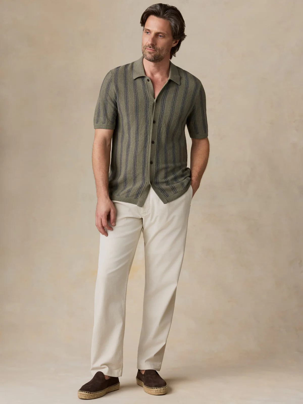 Faherty Men’s SS Sweater Shirt