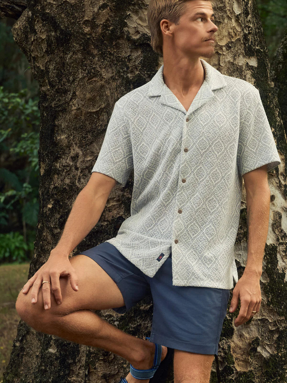Faherty Men’s SS Oasis Camp Shirt