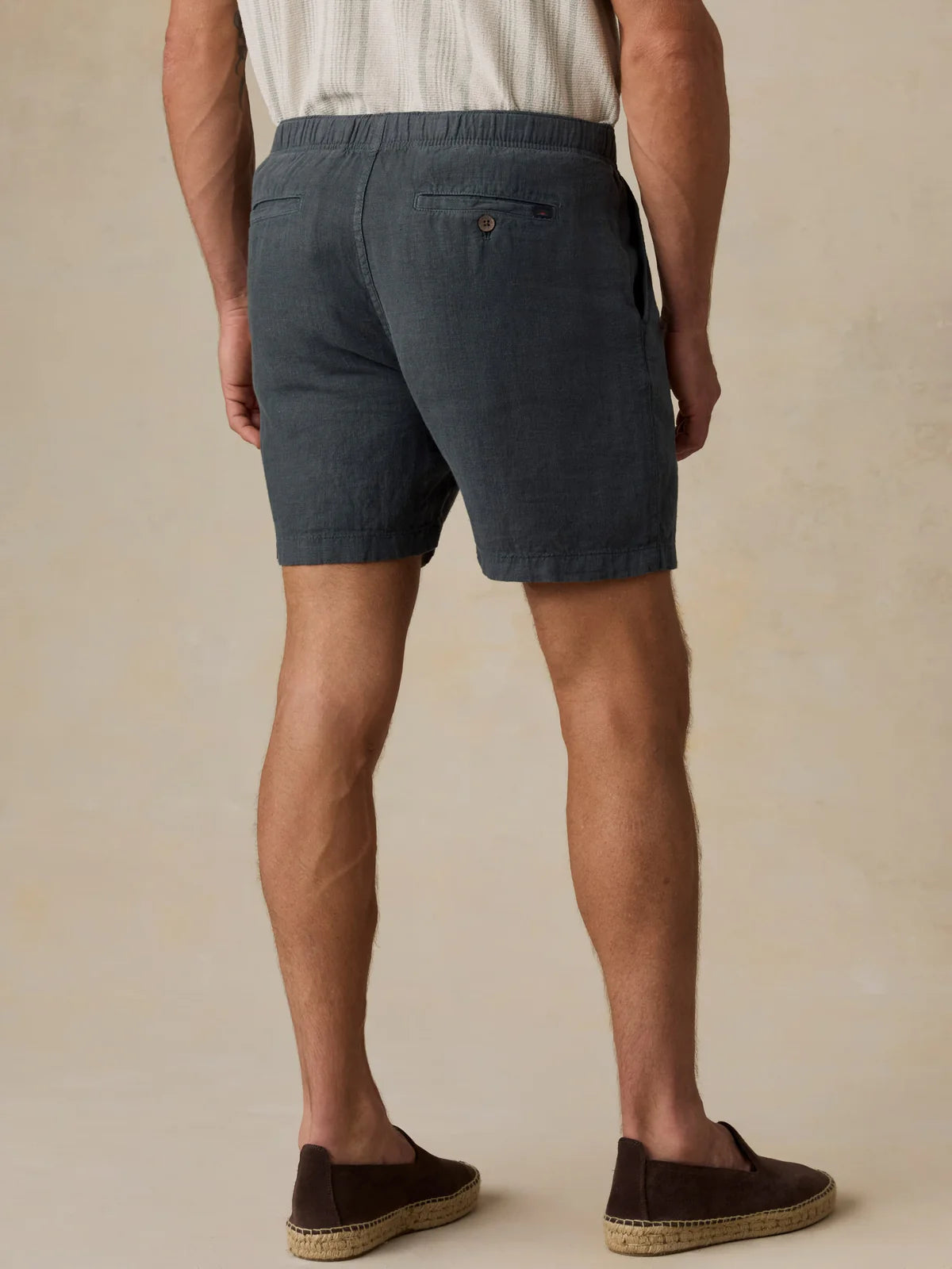 Faherty Men’s Linen Drawstring Short