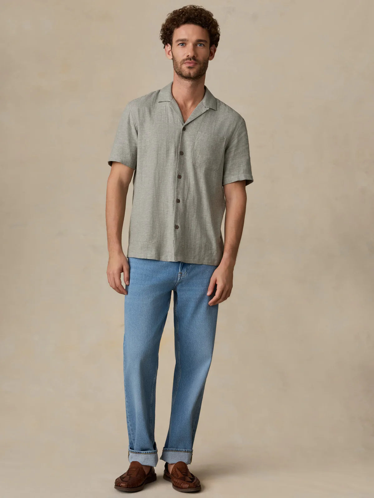 Faherty Men’s Breeze Camp Shirt