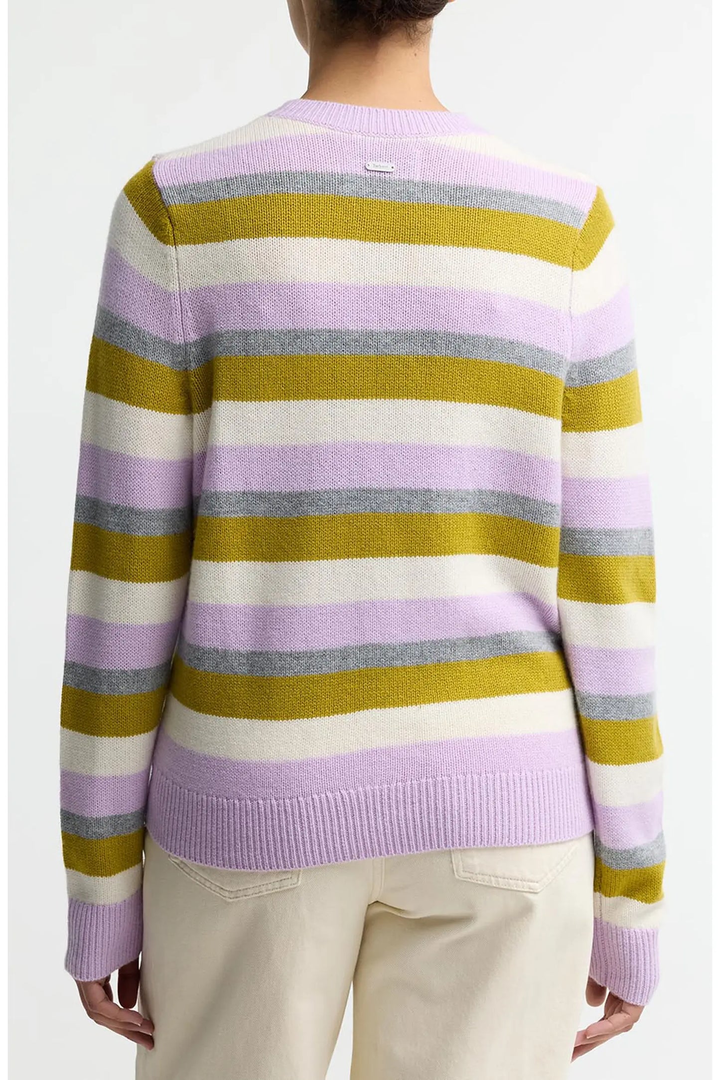 Barbour Women’s Woodhouse Striped Cashmere Blend Knitted Sweater
