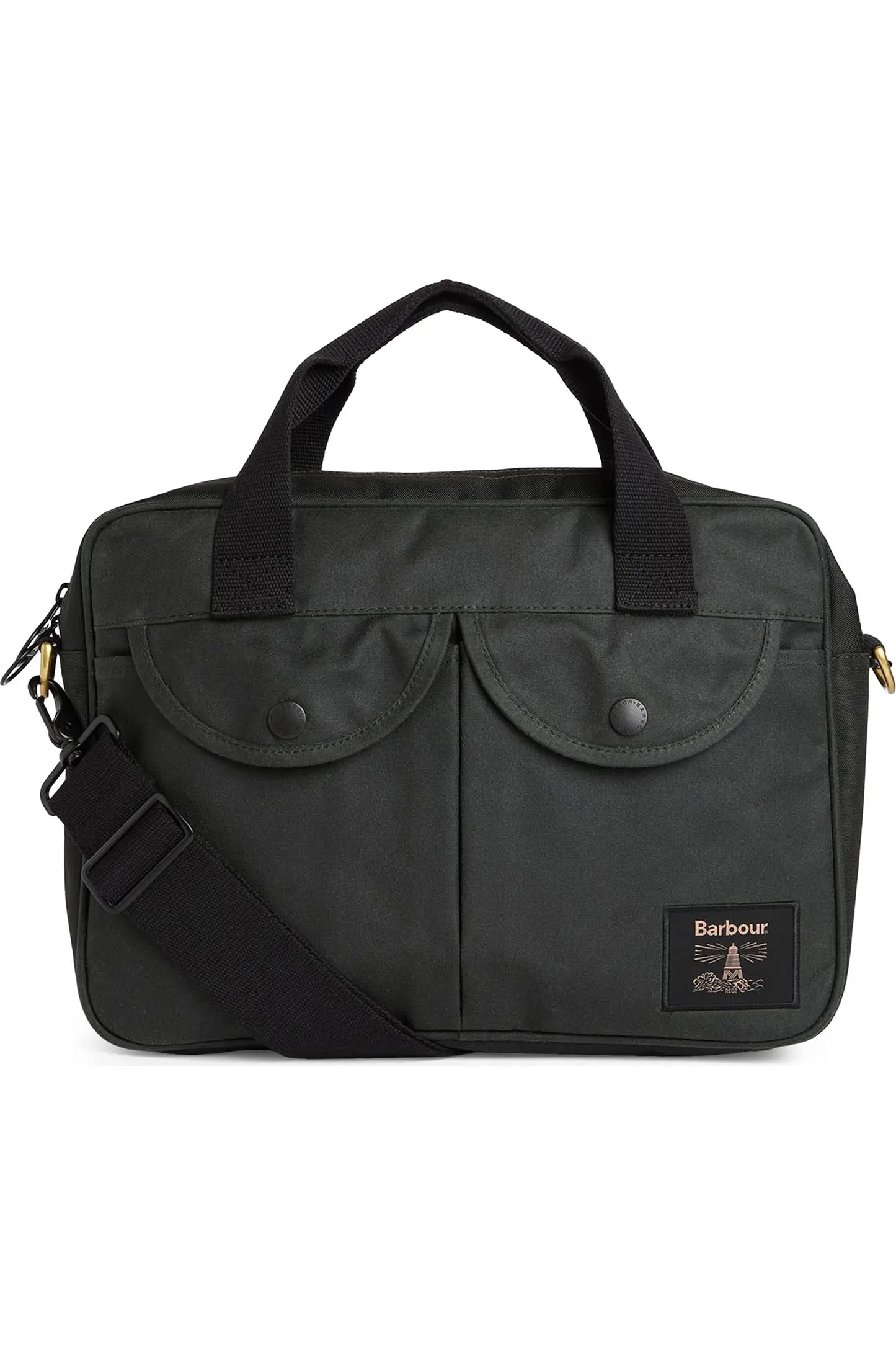 Barbour Field Wax Laptop Crossbody Bag
