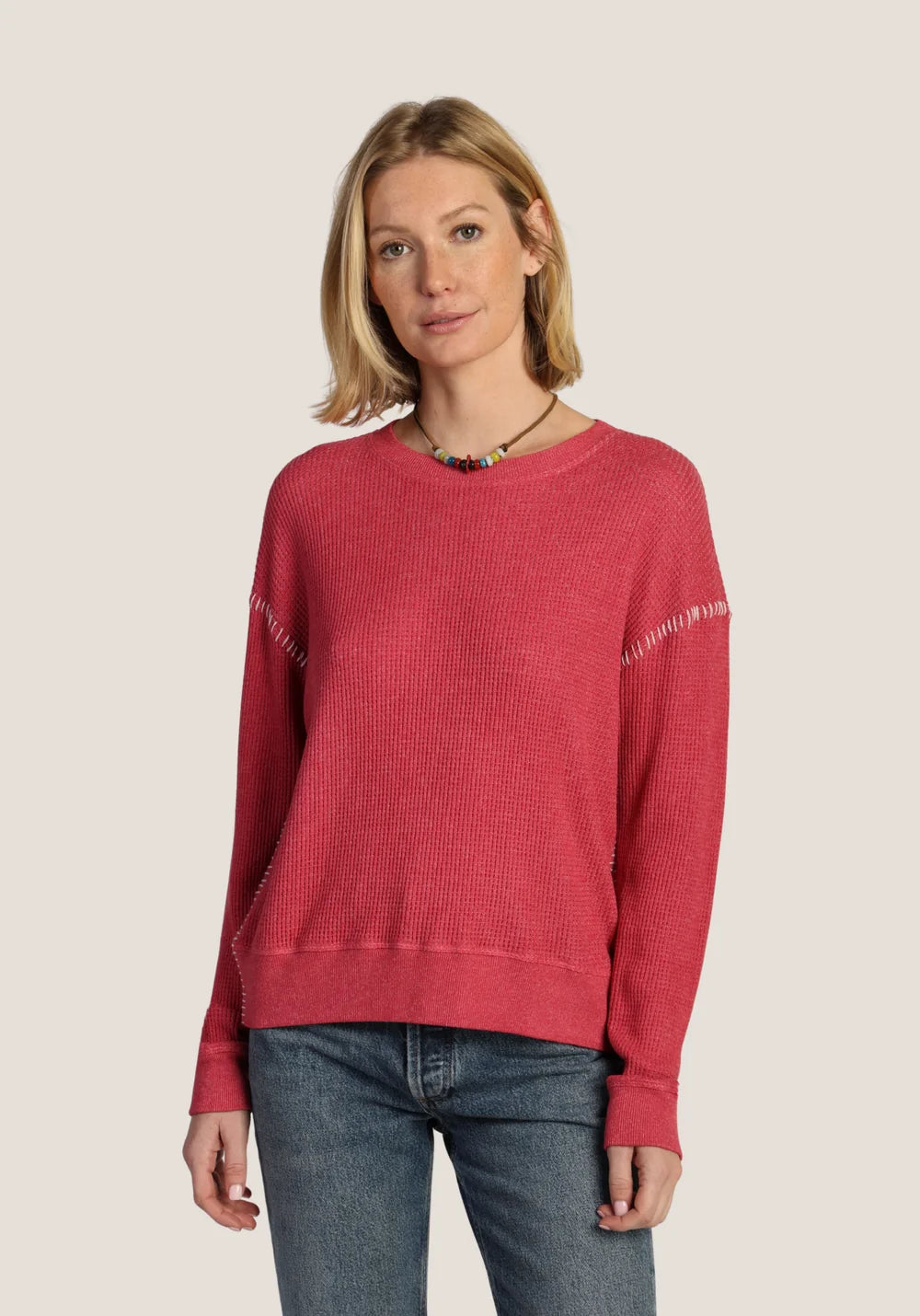 Dylan Women’s Blanket Stitch Sweatshirt