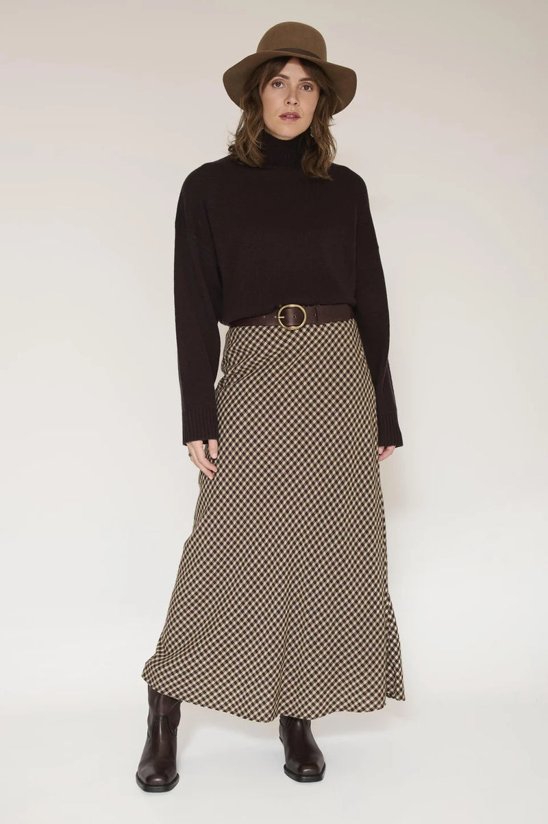 MKT Studio Women’s Jolio Checks Maxi Skirt